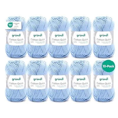 Afbeelding van 865 148 Cotton Quick Uni 10x50 gram hemelblauw