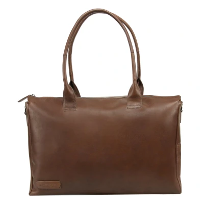 Afbeelding van Plevier Copal Damestas 1 Vak 17.3&#039;&#039; bruin Laptoptas Aktetas