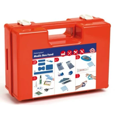 Afbeelding van Detectaplast Ehbo koffer Medic Box Food Xl, Haccp Inhoud Tot 30 Personen Verbandtrommel