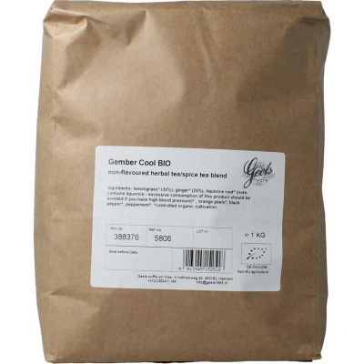 Afbeelding van Geels Ayur la vie gember cool bio 1000g