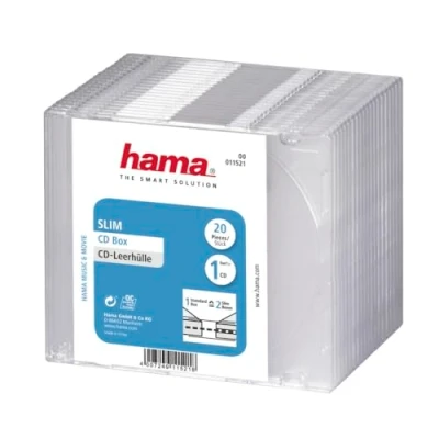 Afbeelding van Hama 00011521 optical disc case Transparent