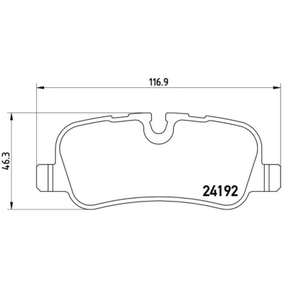 Afbeelding van Brembo Remblokset P 44 019
