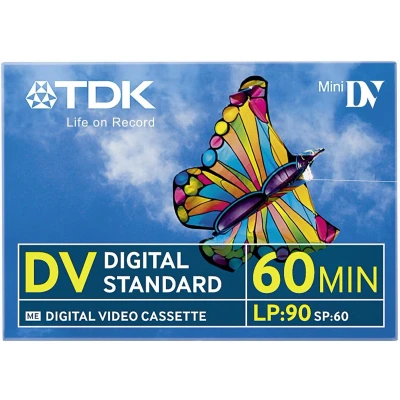 Afbeelding van TDK DVM 60 miniDV Camcorder videocassette, minuten (3 stuks)