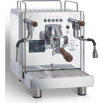 Afbeelding van Bezzera DUO DE 3 PID Espresso machine, semi professionele Roestvrij staal