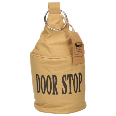 Afbeelding van Esschert Design Deurstopper canvas bruin 28 cm