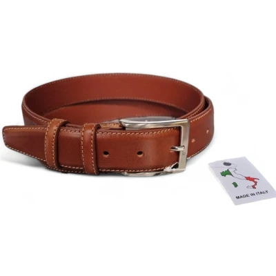 Afbeelding van Safekeepers Leren Heren Riem 35 MM 115 Cognac