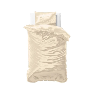 Afbeelding van Dekbedovertrek 2 Persoons 200x200 Sleeptime Satijn Off White