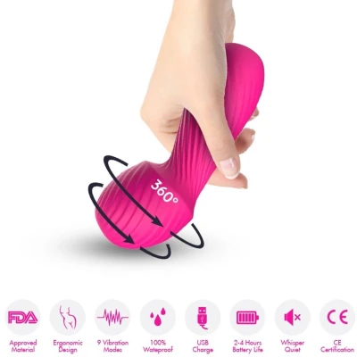 Afbeelding van ARMONY DAZZLE MASSAGER &amp; VIBRATOR KLEIN FUCHSIA PREMIUM MINI
