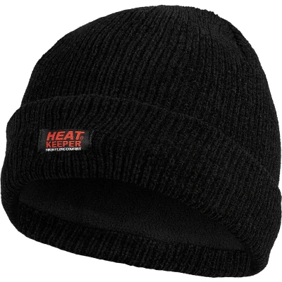 Afbeelding van Heatkeeper Thermo muts dames One Size Zwart 4 Stuks Warme mutsen