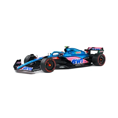 Afbeelding van het 1:18 Diecast model van De Renault A522 BWT Team Alpine #31 Australische GP 2022. rijder was E. Ocon. fabrikant schaalmodel is Solido. Dit alleen online verkrijgbaar
