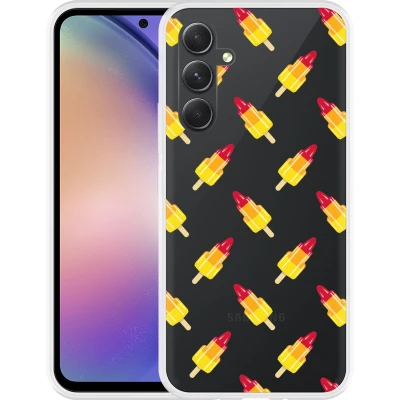 Afbeelding van Cazy Hoesje geschikt voor Samsung Galaxy A54 Raketjes