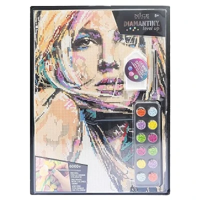 Afbeelding van DIAMANTINY Level Up PLUS Celebrities I Activiteiten Crystal Art Diamond Painting Kit Mozaïek Britney