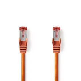 Afbeelding van Netwerkkabel Cat6 S/FTP 15 meter (100% koper, LSZH, Oranje)