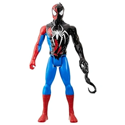 Afbeelding van Spider Man Marvel VenomVersus Titan Hero Series actiefiguur, 30 cm, superhelden, actiefiguren en speelgoed voor kinderen vanaf 4 jaar