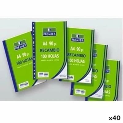 Afbeelding van Schrijfblok Wit A4 100 Lakens (40 Stuks)