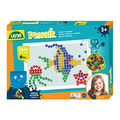 Afbeelding van Lena Mozaïek Set Transparant 260st 10 mm