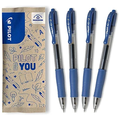 Afbeelding van Pilot FLW538752 0,7 mm G207 intrekbare Gel Rollerball Tip Blauw (Pack van 4)
