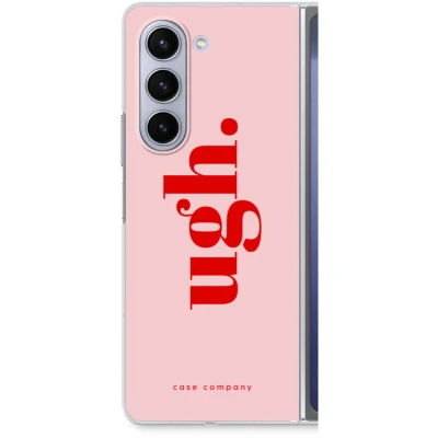 Afbeelding van Case Company® hoesje geschikt voor Samsung Galaxy Z Fold5 Ugh Soft Cover Telefoonhoesje Bescherming aan alle Kanten en Schermrand