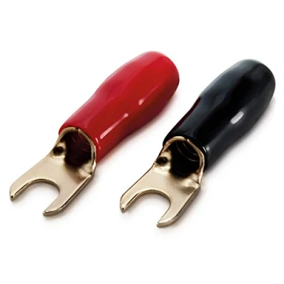 Afbeelding van Sinuslive KSI 10 Vorkkabelschoen mm² Gat diameter=5 mm Deels geïsoleerd Zwart, Rood stuk(s)