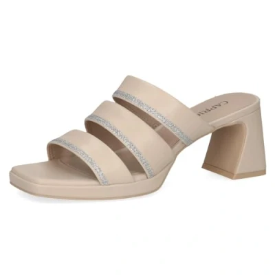 Afbeelding van Caprice Dames 9 27211 42 Sandalen met hak, offwhite nappa, 39 EU, EU