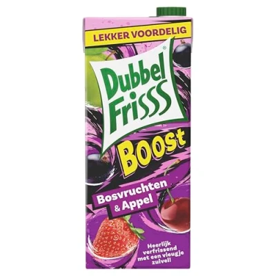 Afbeelding van DubbelFrisss Boost bosvruchten &amp; appel