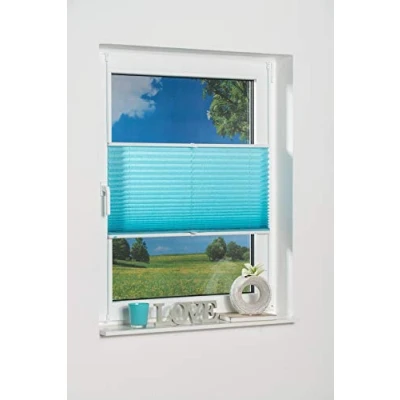 Afbeelding van K home 360273 41 Klemmfix plissé, ijsblauw