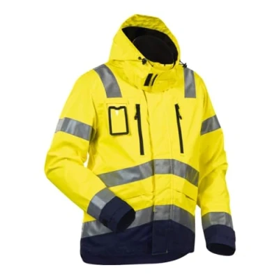 Afbeelding van Jack Ongevoerd High Vis 4837 geel/marineblauw