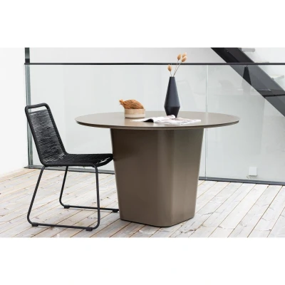 Afbeelding van Svea Mert ronde tuintafel ø120 cm bruin Metaal