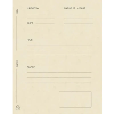Afbeelding van Pleitdossier voor/tegen, 25x32 cm Exacompta