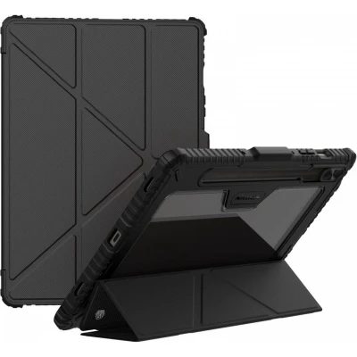 Afbeelding van Nillkin Bumper Samsung Galaxy Tab S9 Book Case met Camera Slider Zwart