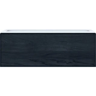 Afbeelding van Looox solid facet 100cm surface wb 850 1 la black meubel swf1000bl