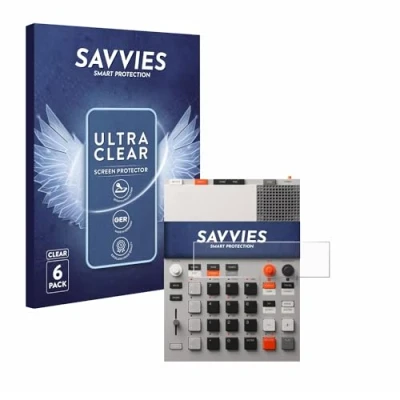 Afbeelding van Savvies Screenprotector voor Teenage Engineering EP 133 K.O. II Folie Beschermfolie transparant (6 Stuks)