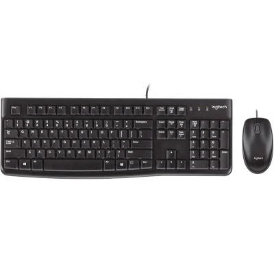 Afbeelding van Toetsenbord en muis Logitech 920 002550 USB Zwart Qwerty Spaans