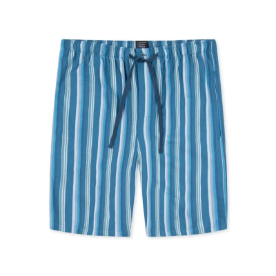 Afbeelding van Schiesser Herren Kurze Schlafhose Mix + Relax pyjamabroek, Aquarium_182191, 48 cm, cm