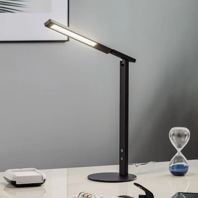 Afbeelding van Fabas Luce LED bureaulamp Ideal met dimmer, zwart