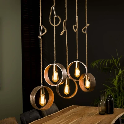 Afbeelding van AnLi Style Hanglamp 5L loop