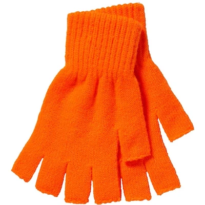 Afbeelding van Apollo Vingerloze handschoenen carnaval fluor oranje one size uniseks fingerless gloves