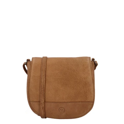 Afbeelding van Hide &amp; Stitches Idaho Crossbody Schoudertas Cognac