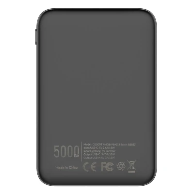 Afbeelding van Mobilize Power Bank 5000mAh 15W Black