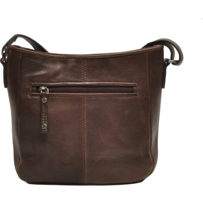 Afbeelding van Berba Lucca leren Crossbody Gratis thuisbezorgd! Donkerbruin