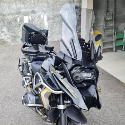 Afbeelding van XX ecommerce motorfiets groot ABS voorruit scherm voorkant schild deflector voor 2014 2018 B M W R1200GS LC ADV