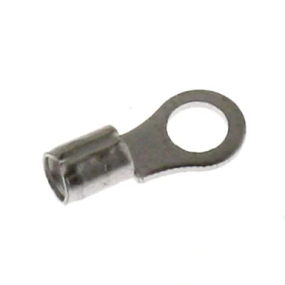 Afbeelding van SeKi 14034 1,5 2,5 mm 25 x ringkabelschoenen, M4 niet geïsoleerde ringschoenen, kabelschoenen, zilver