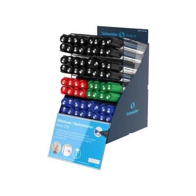 Afbeelding van Board/flipchartmarker Schneider 290 SIS display 64 stuks