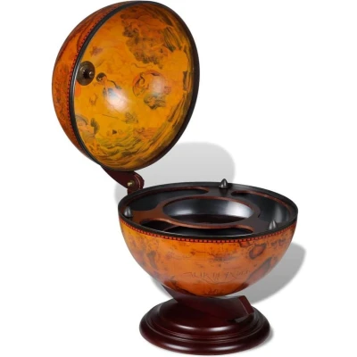 Afbeelding van vidaXL Globebar tafelmodel eucalyptushout