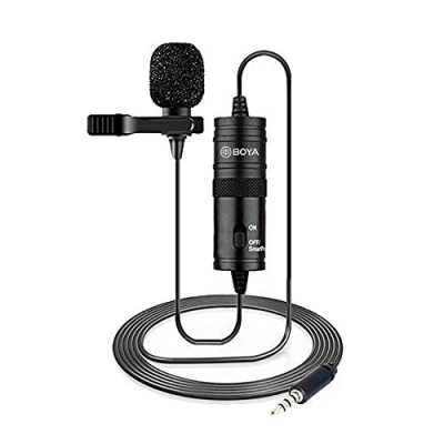 Afbeelding van BOYA Lavalier microfoon voor Canon, iPhone, Podcast, omnidirectionele condensator opnamemicrofoon, Nikon, Sony, iPhone 8, 8 Plus, 7, 6, 6s DSLR, camcorder, YouTube, interview, video, 4 m