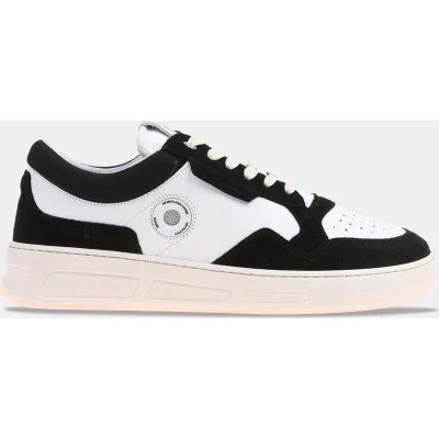 Afbeelding van Off The Pitch Breathe Heren Sneakers Leren Sneaker Zwart Maat 45