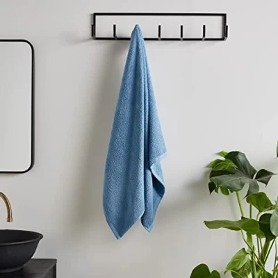 Afbeelding van Catherine Lansfield Quick Dry Katoenen Handdoek Blauw