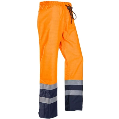 Afbeelding van SIOEN 5729 Gladstone vlamvertragende/antistatische signalisatie regenbroek (fluo oranje/marineblauw) 5729N3EF72792XL