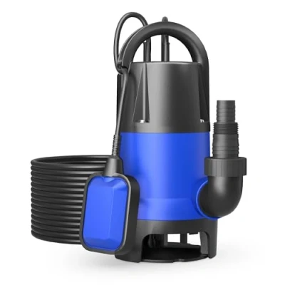 Afbeelding van Vuilwaterpomp 1100W 15000 l/h dompelpomp tuinpomp fonteinpomp ontwateringspomp