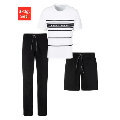 Afbeelding van Bruno Banani SET Pyjama, Heren, Maat: Small, Schwarz weiß